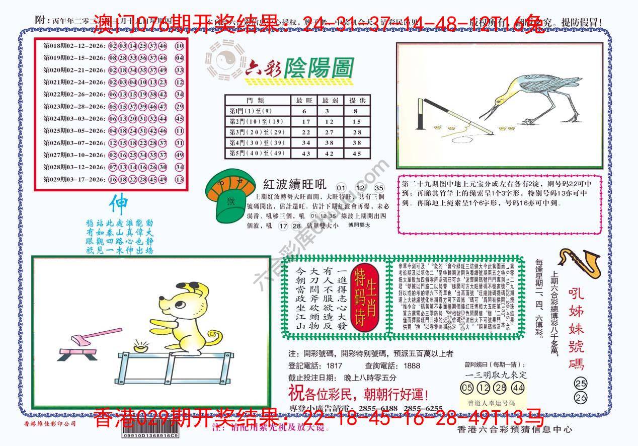 六彩阴阳图