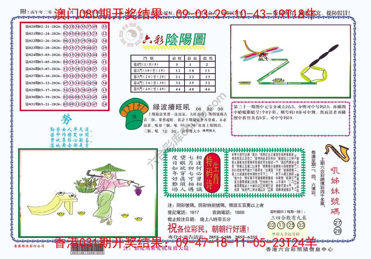 六彩阴阳图
