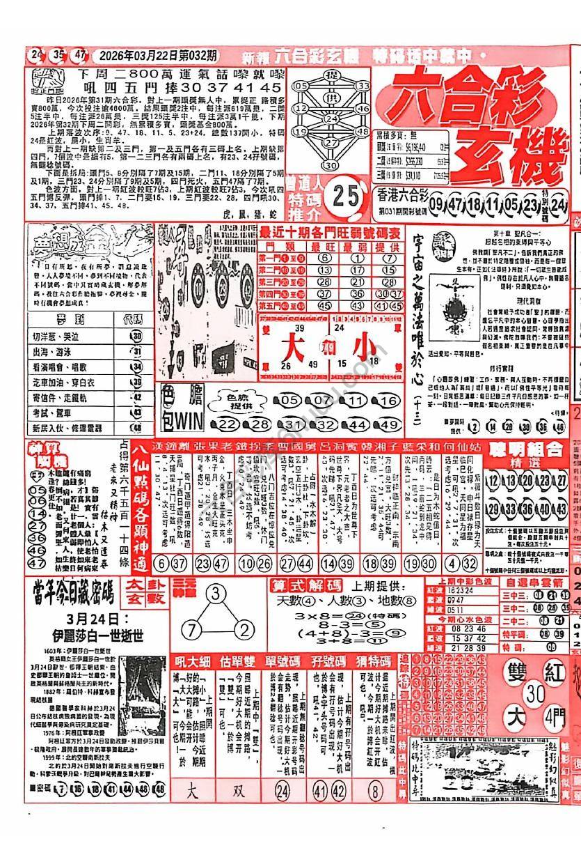 六合彩玄机