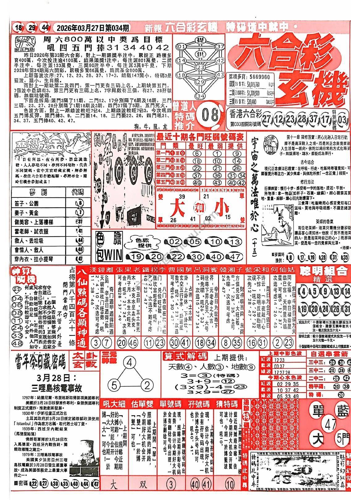六合彩玄机