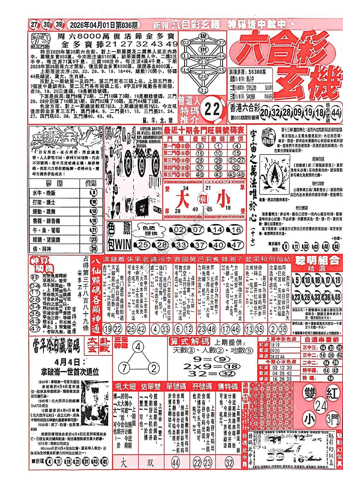 六合彩玄机