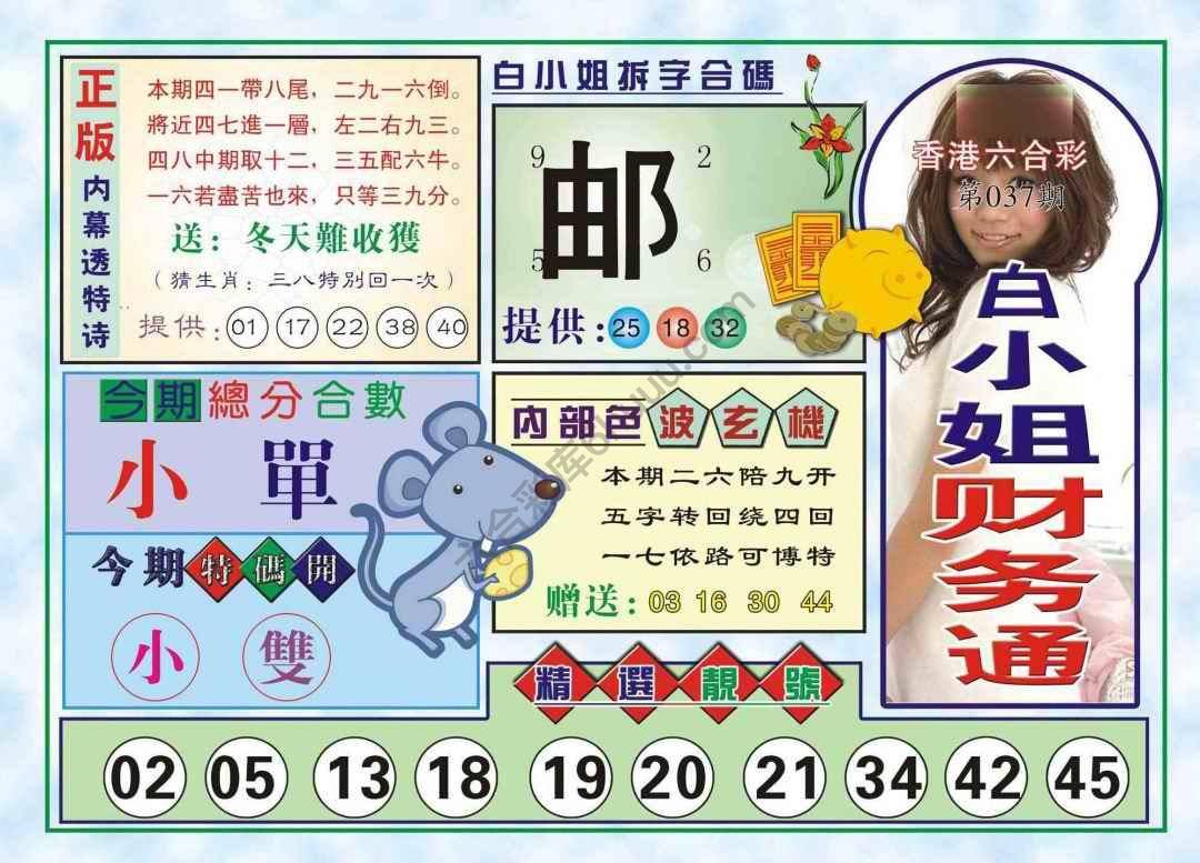 白小姐财务通