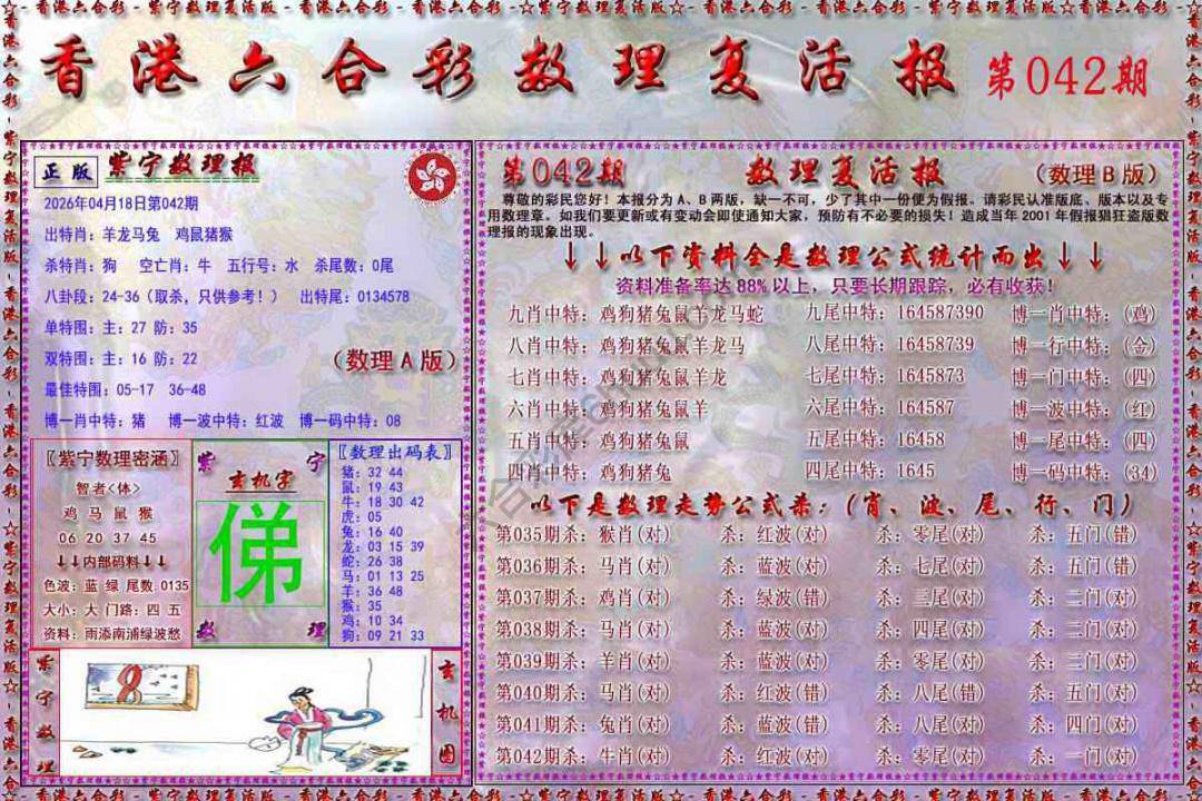 数理复活报
