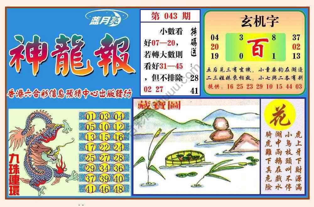 蓝月亮神龙报