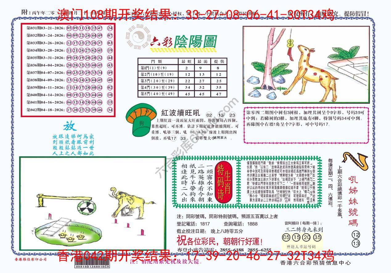 六彩阴阳图
