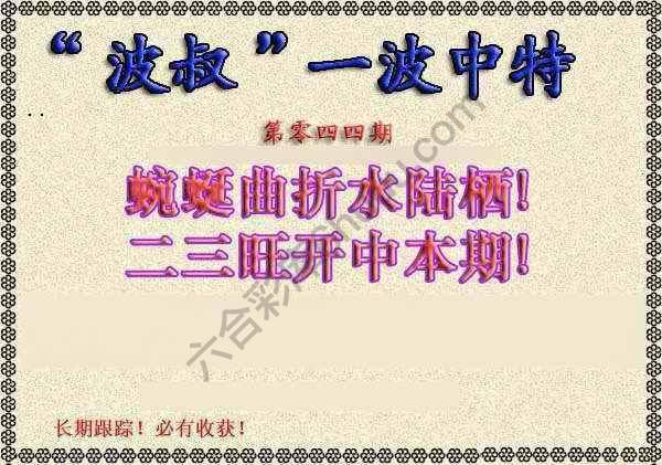 波叔一波中特