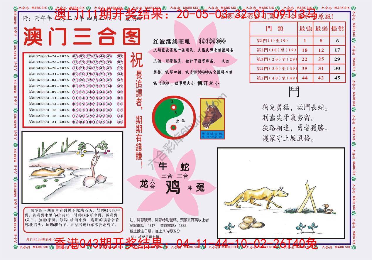 澳门三合图