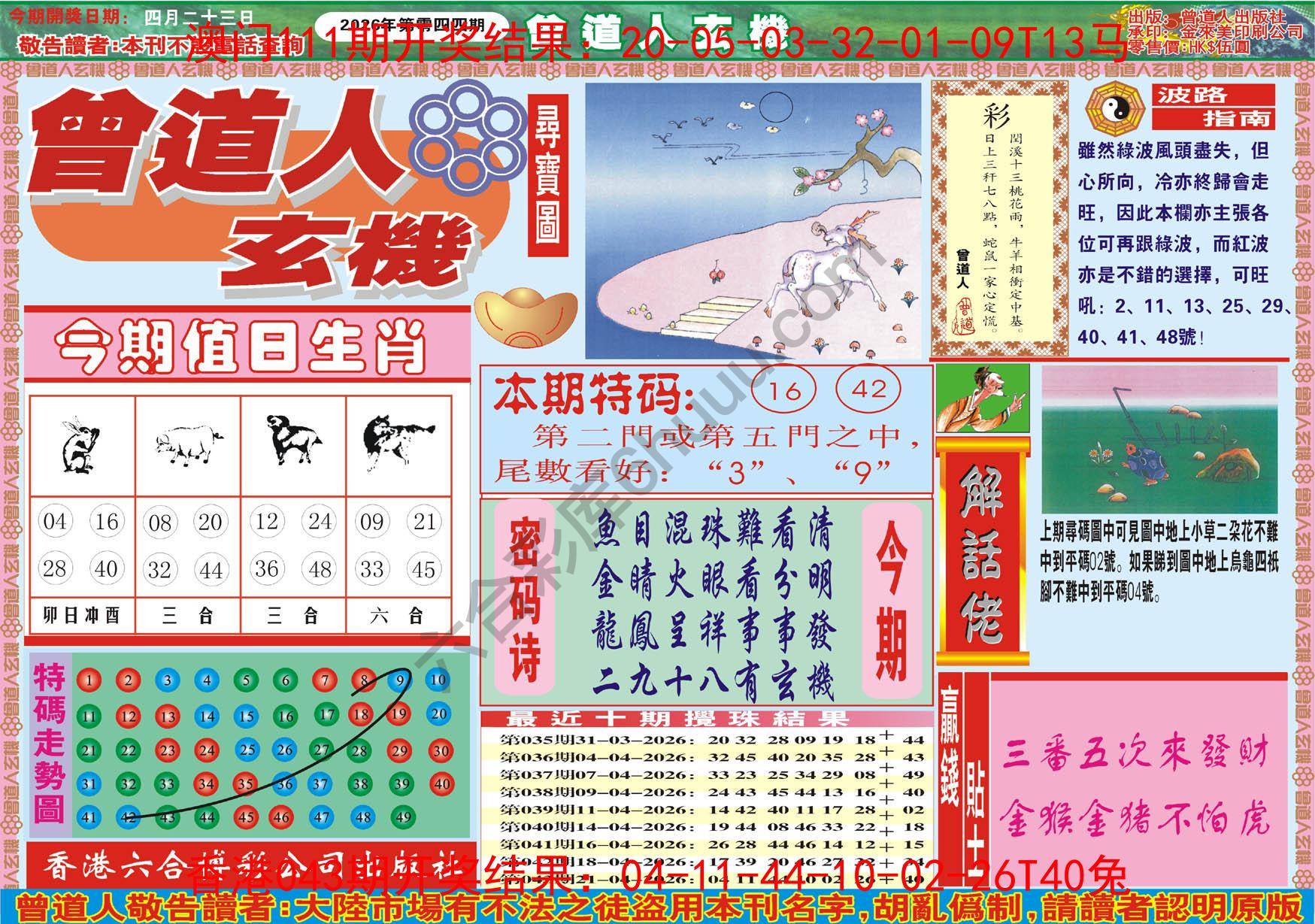 曾道人玄机