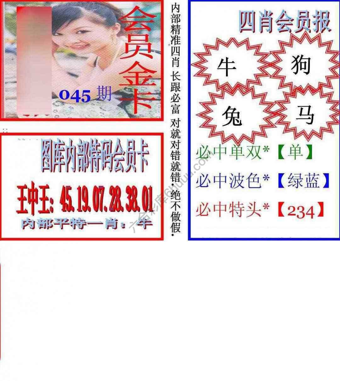 马经四肖会员报