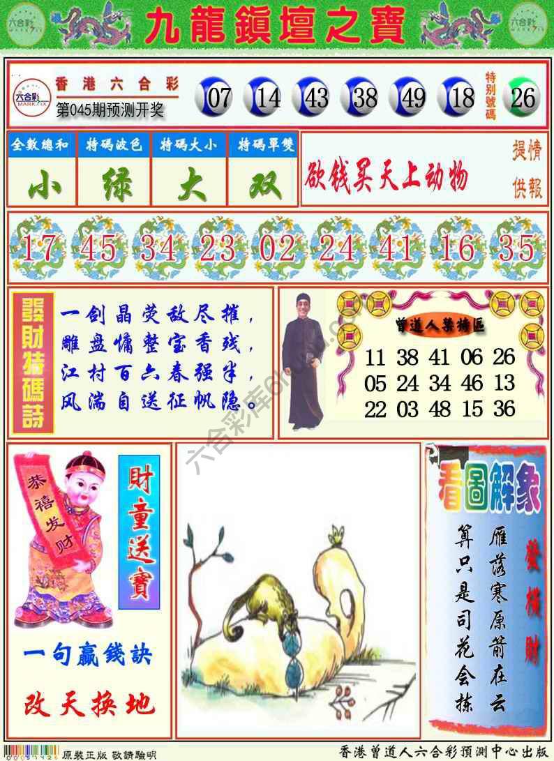 九龙挂牌解特码