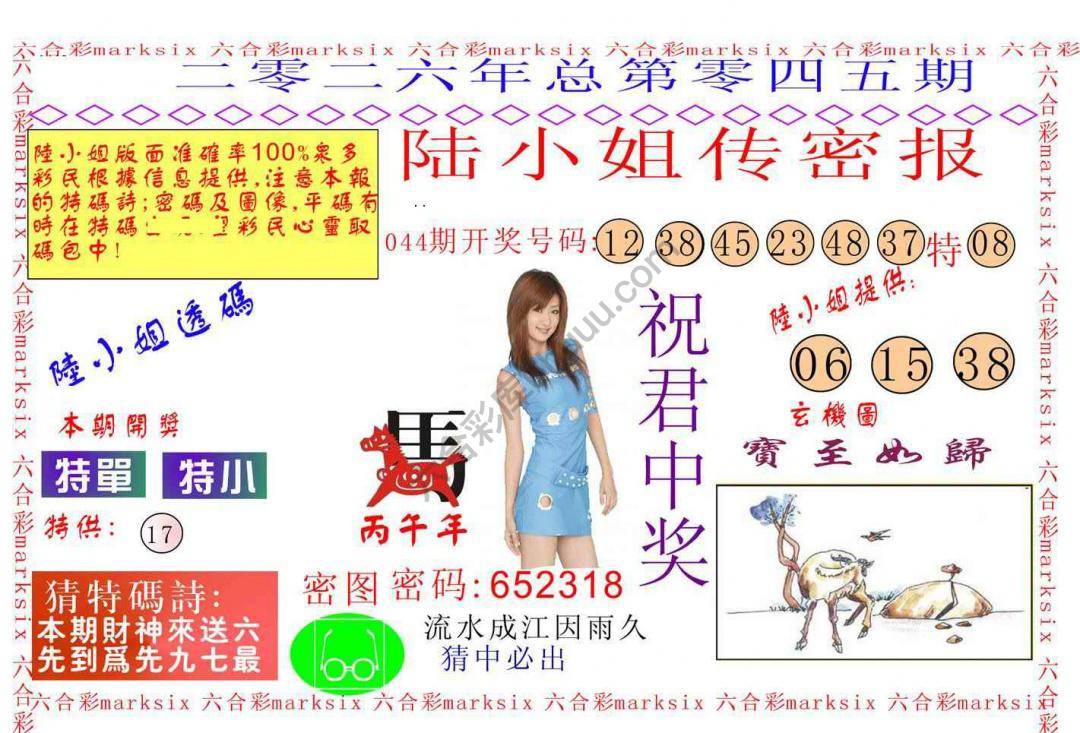 陆小姐传密