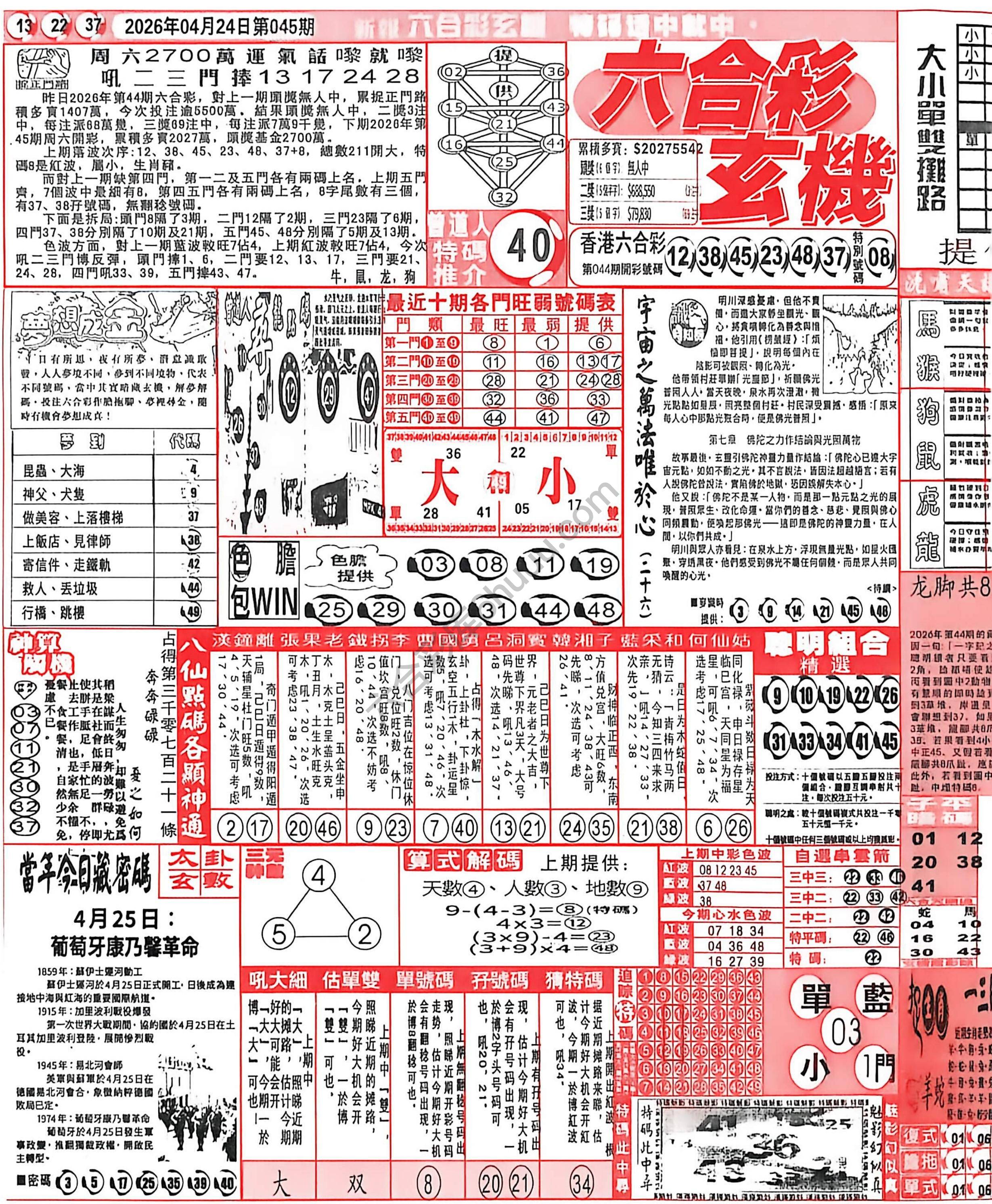 六合彩玄机