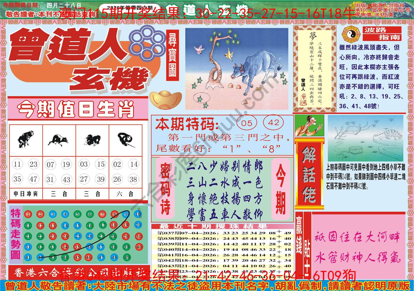 曾道人玄机