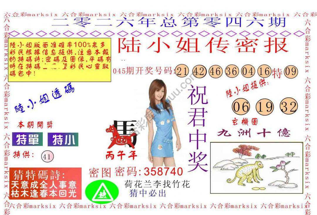 陆小姐传密
