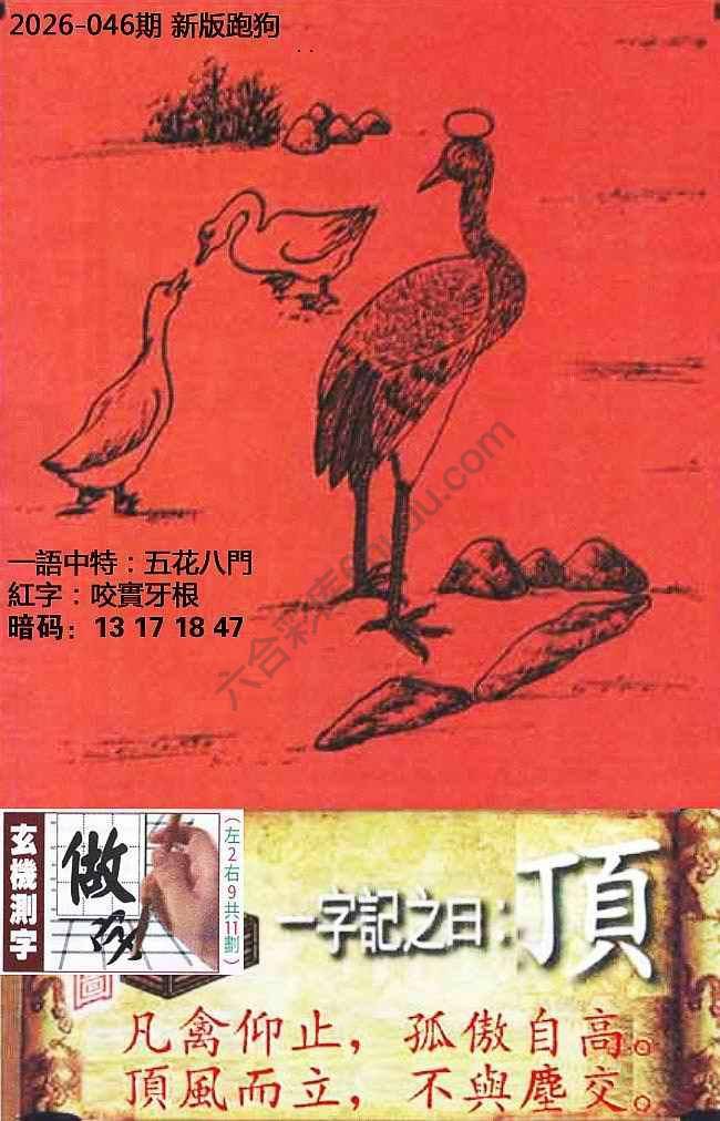 高清跑狗图