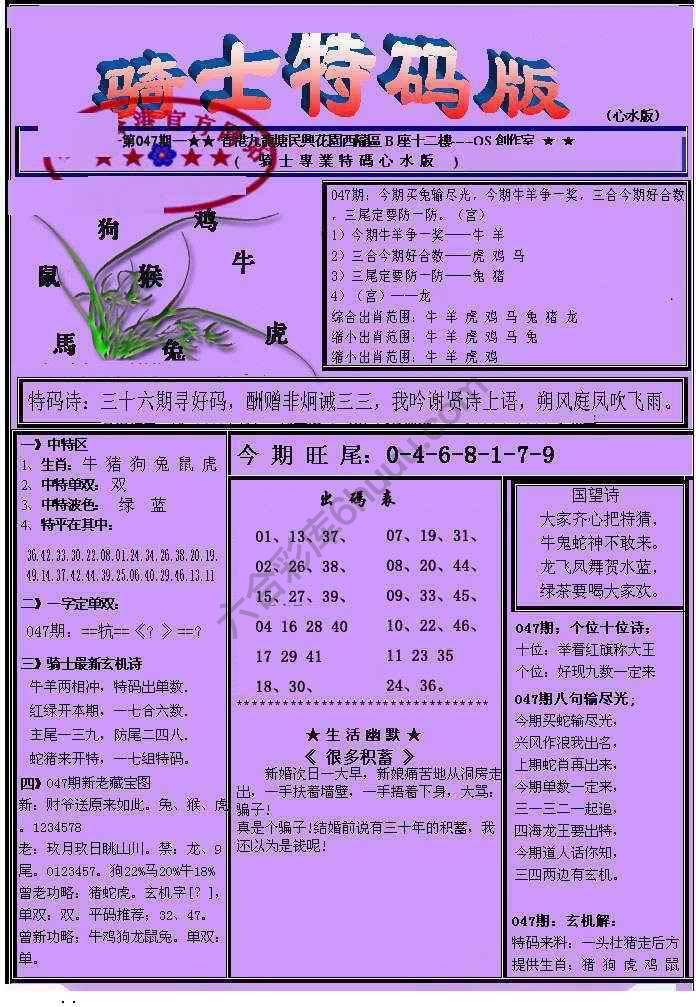 另类骑士特码版