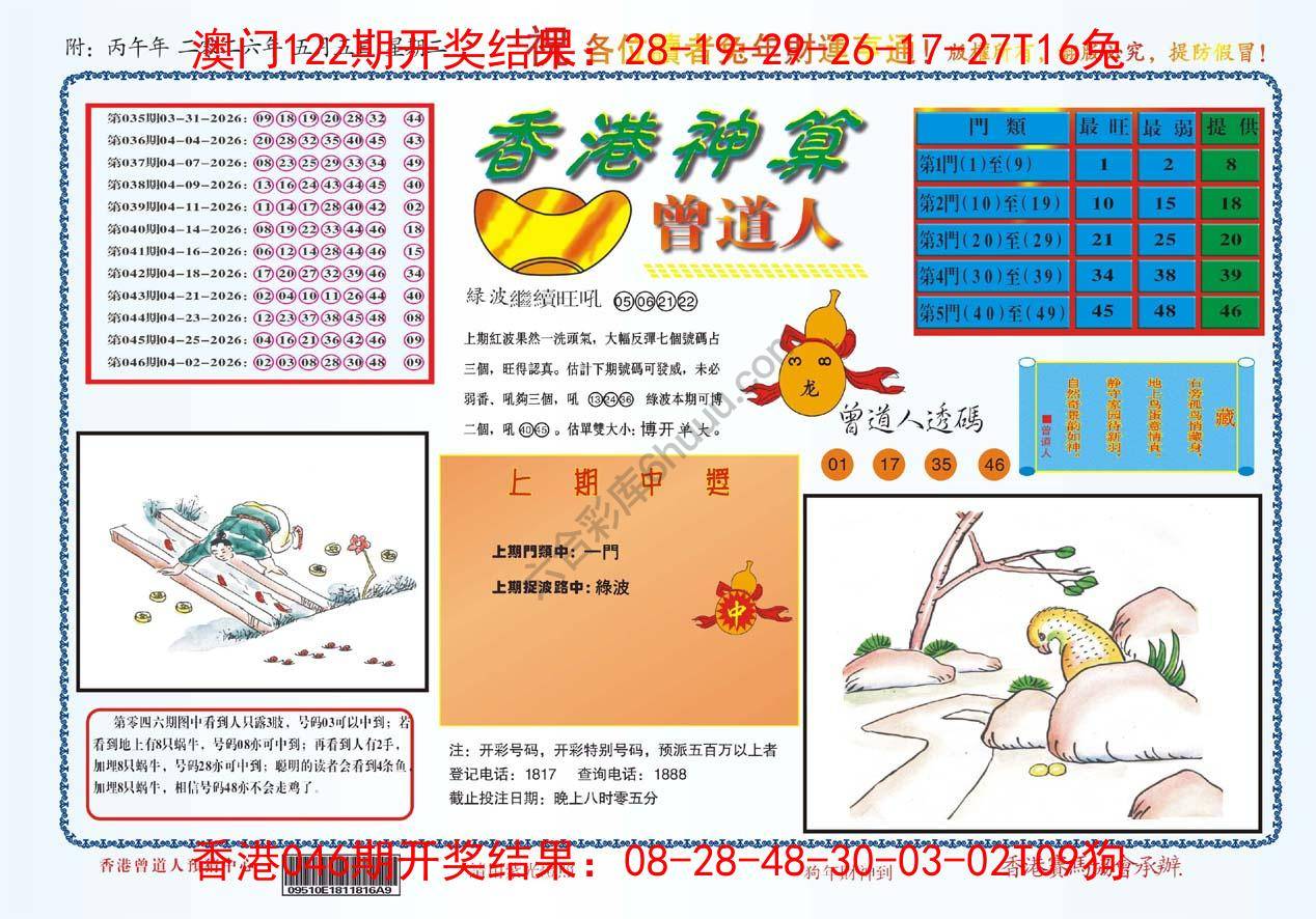 香港神算曾道人