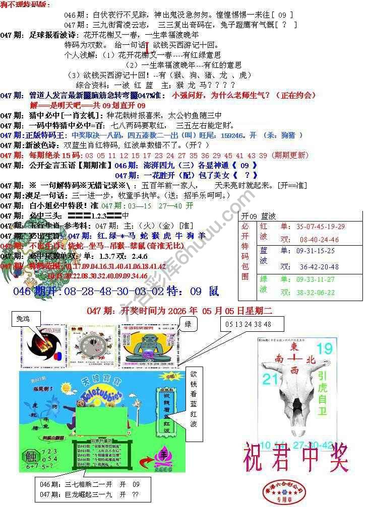 青龙五鬼报