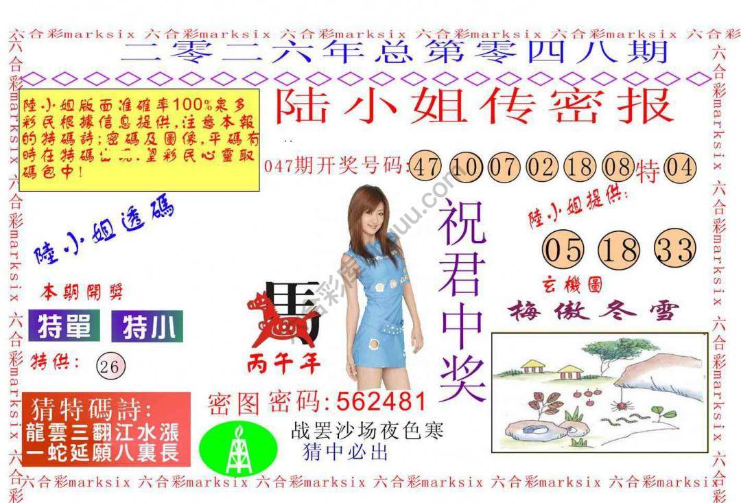 陆小姐传密