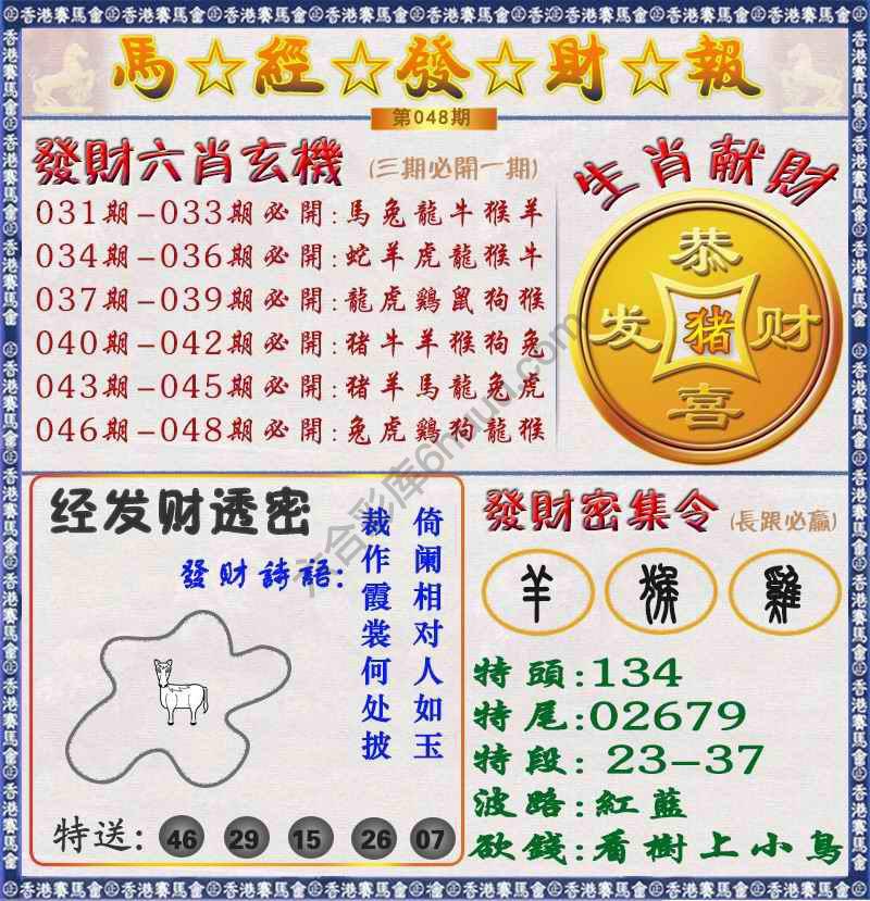 马经发财报