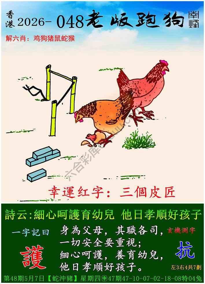 老版跑狗图