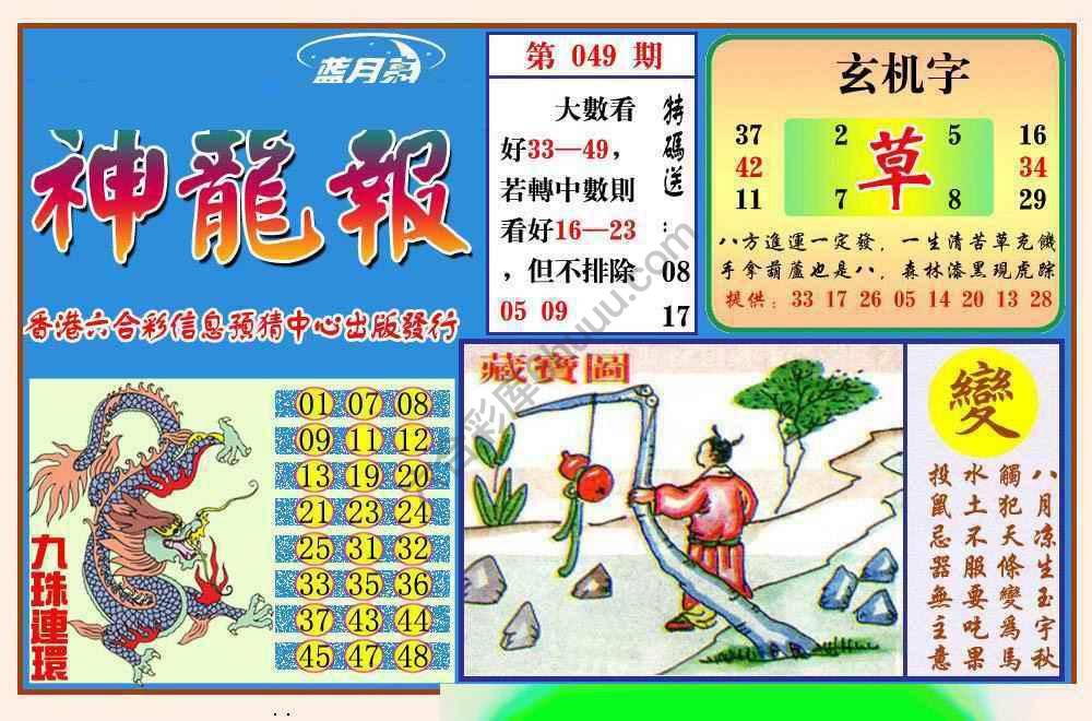 蓝月亮神龙报