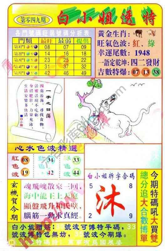 白小姐透特