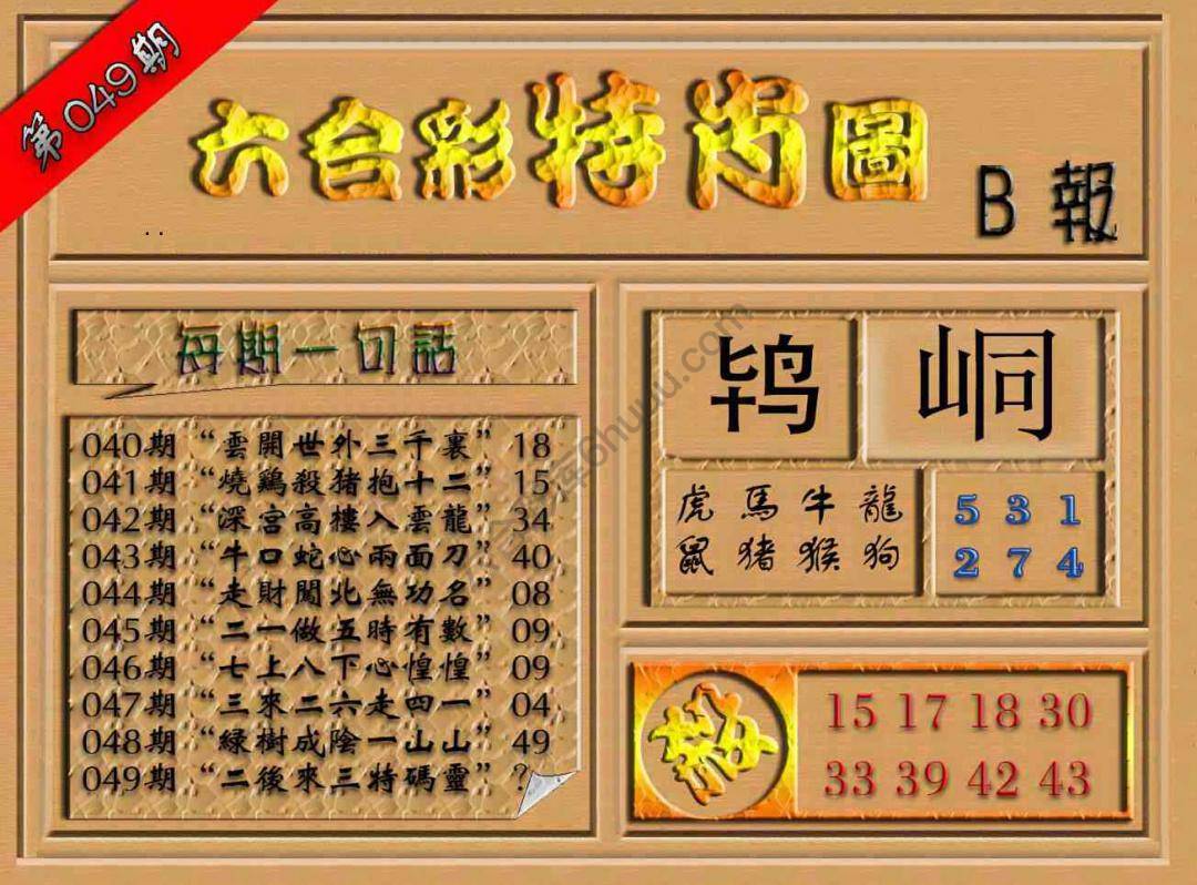 六合彩特肖图