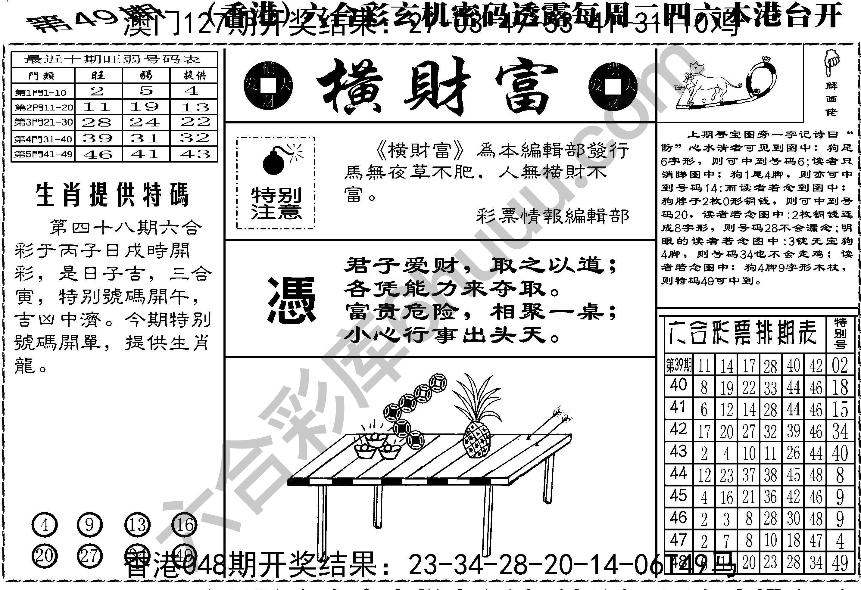 横财富