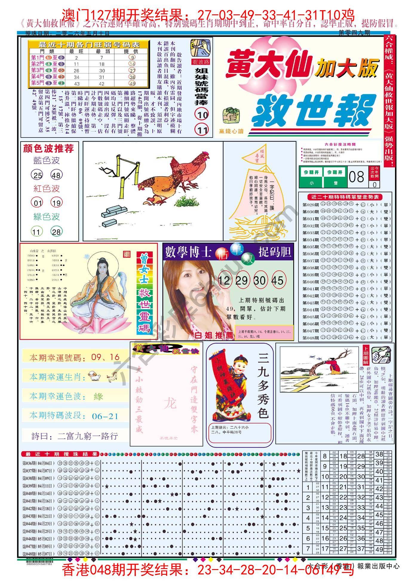 黄大仙救世报（加大版）