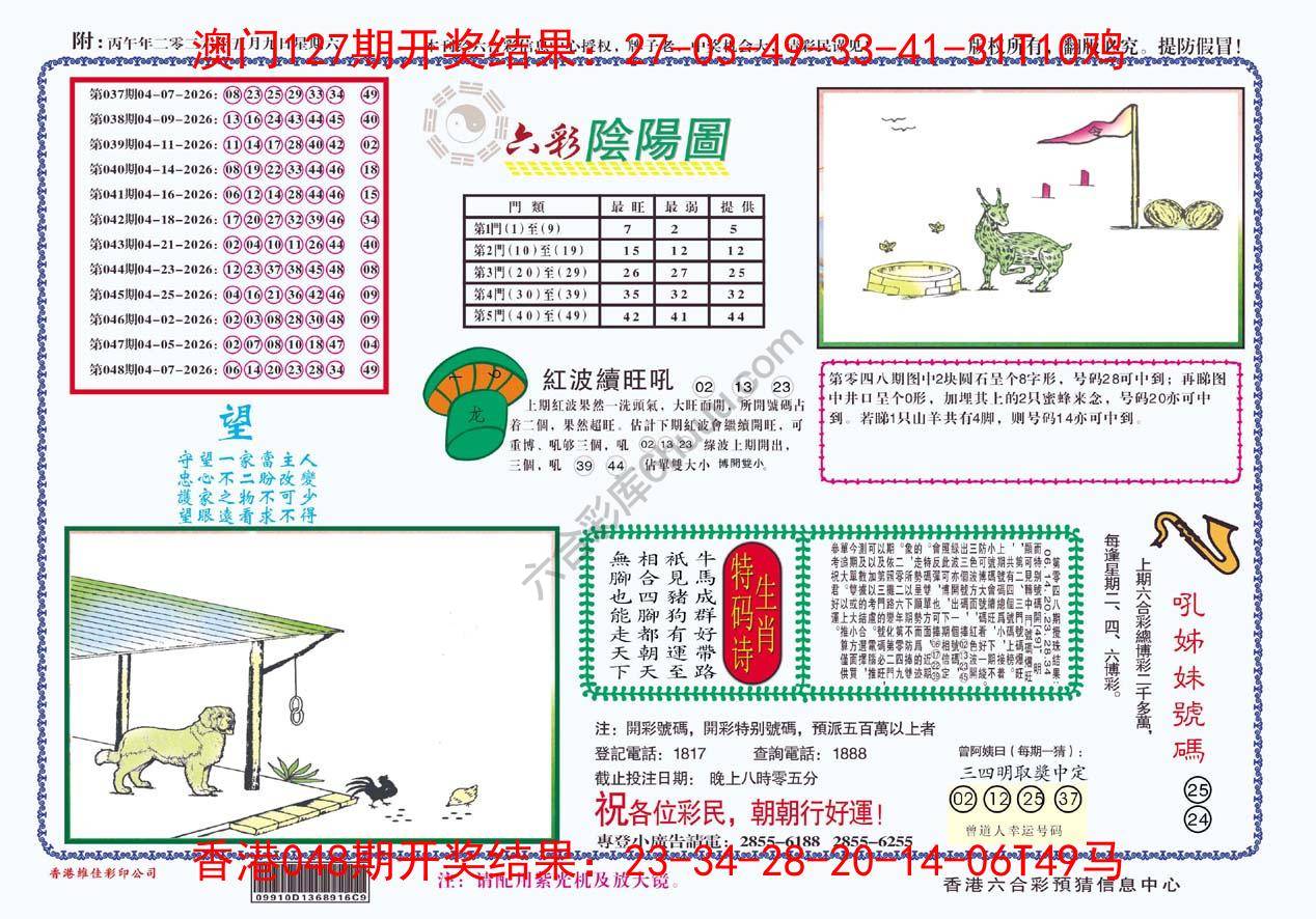 六彩阴阳图