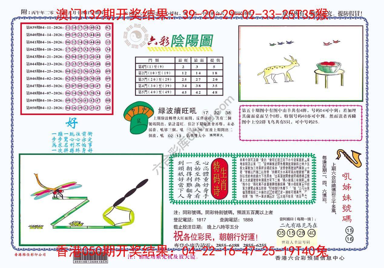 六彩阴阳图