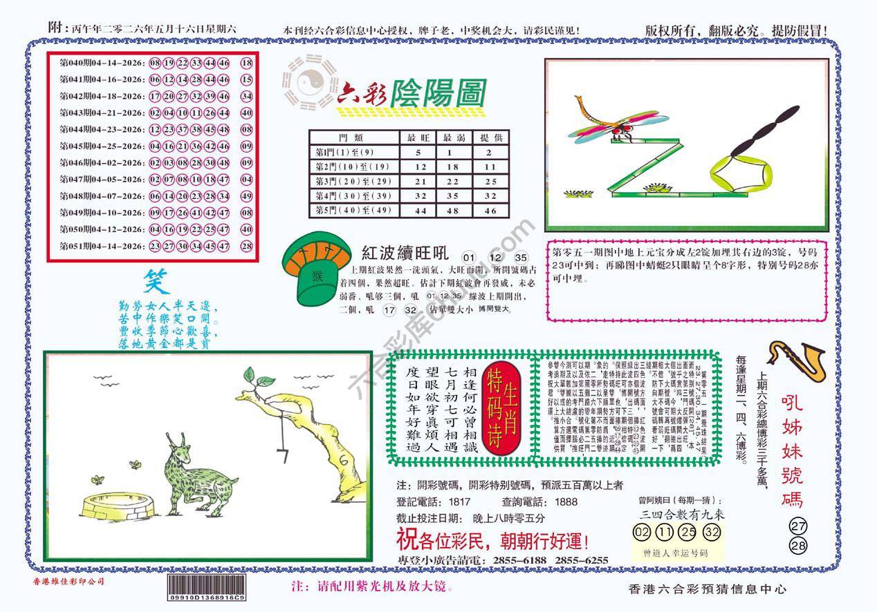 六彩阴阳图
