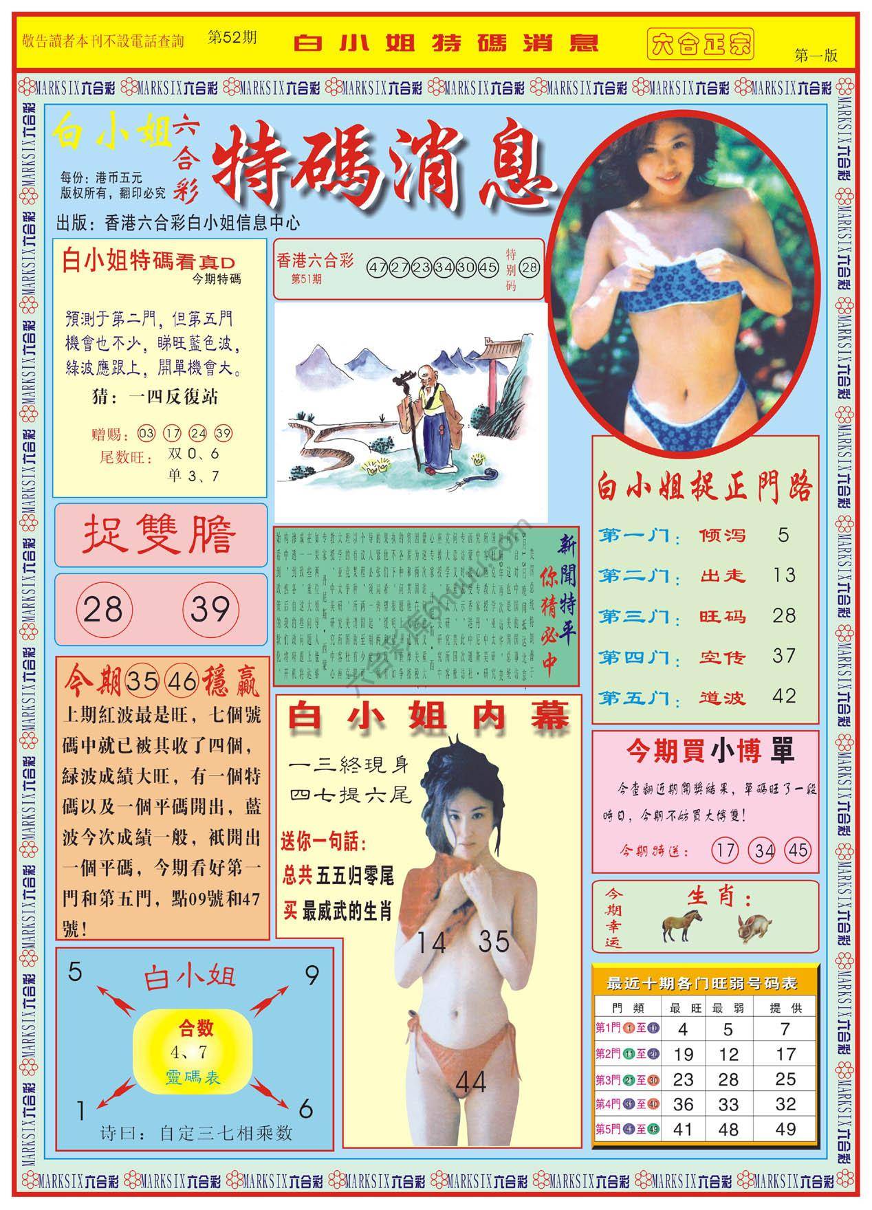 白小姐特码消息
