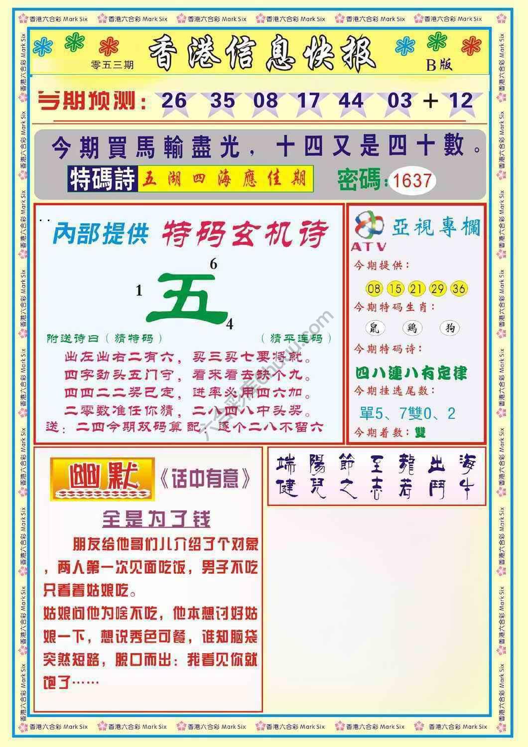 香港信息快报