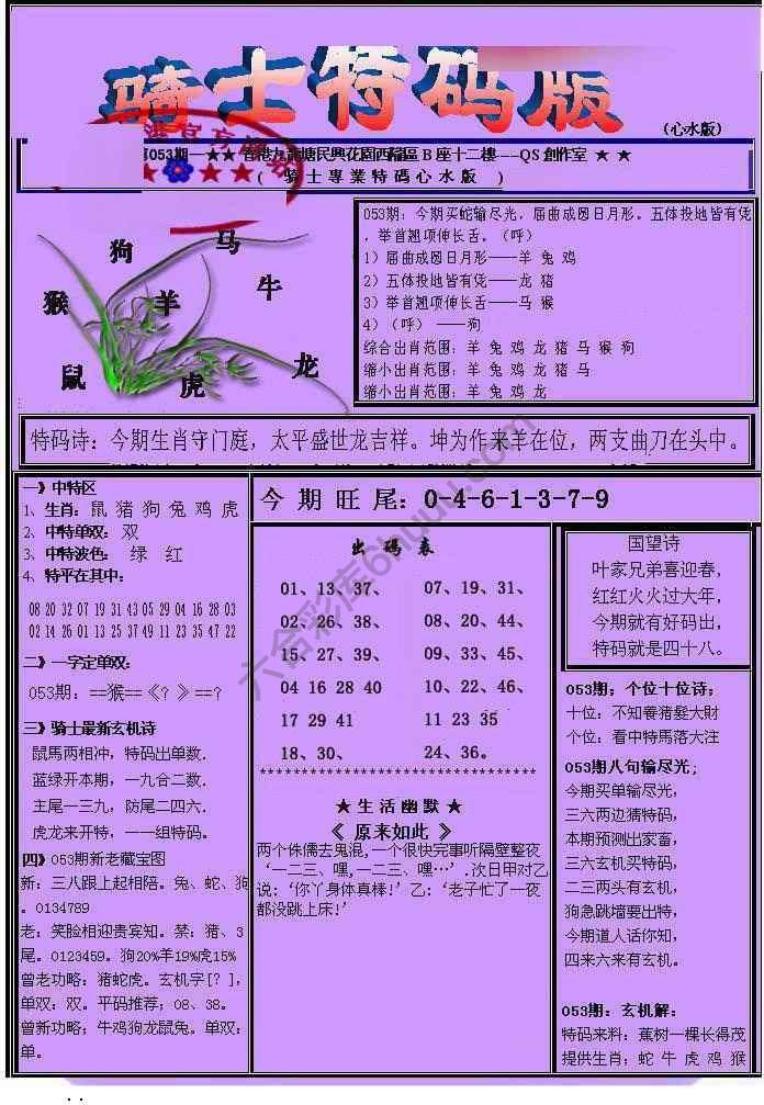 另类骑士特码版