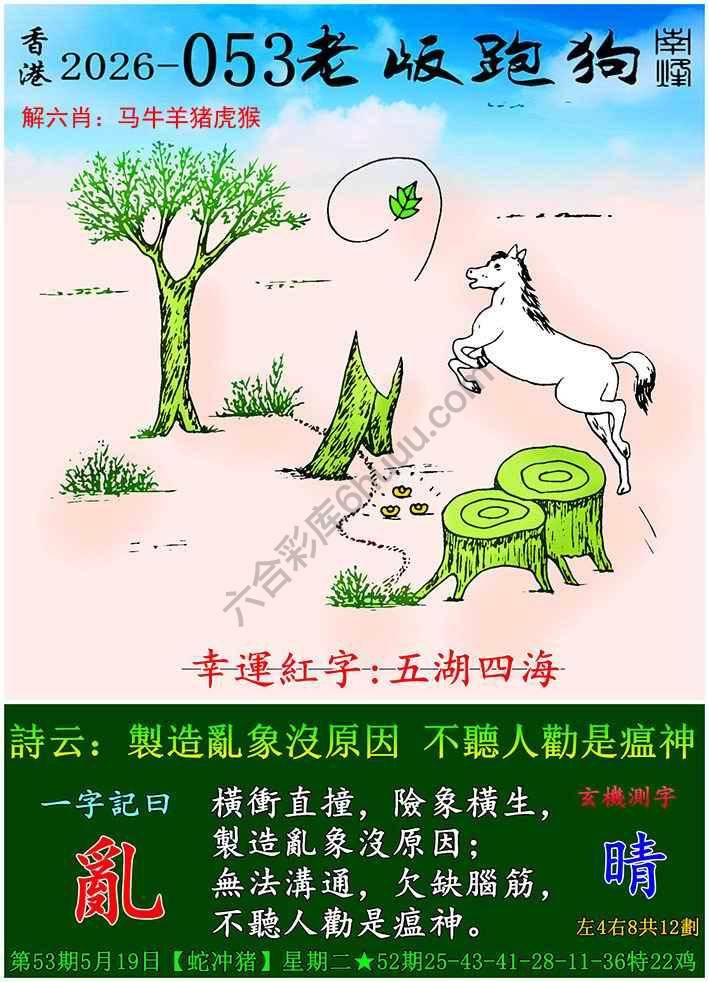 老版跑狗图