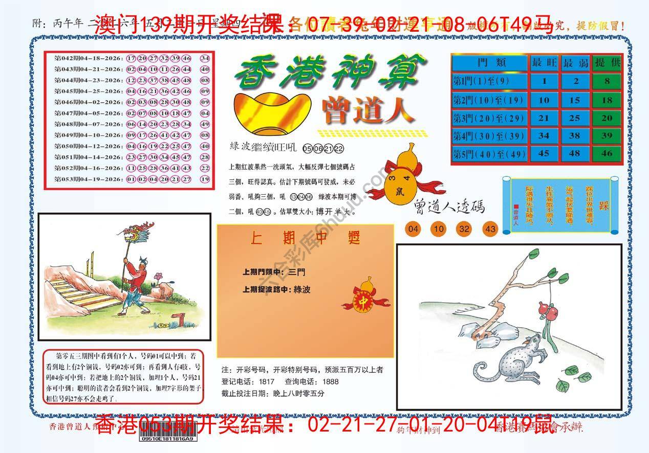 香港神算曾道人