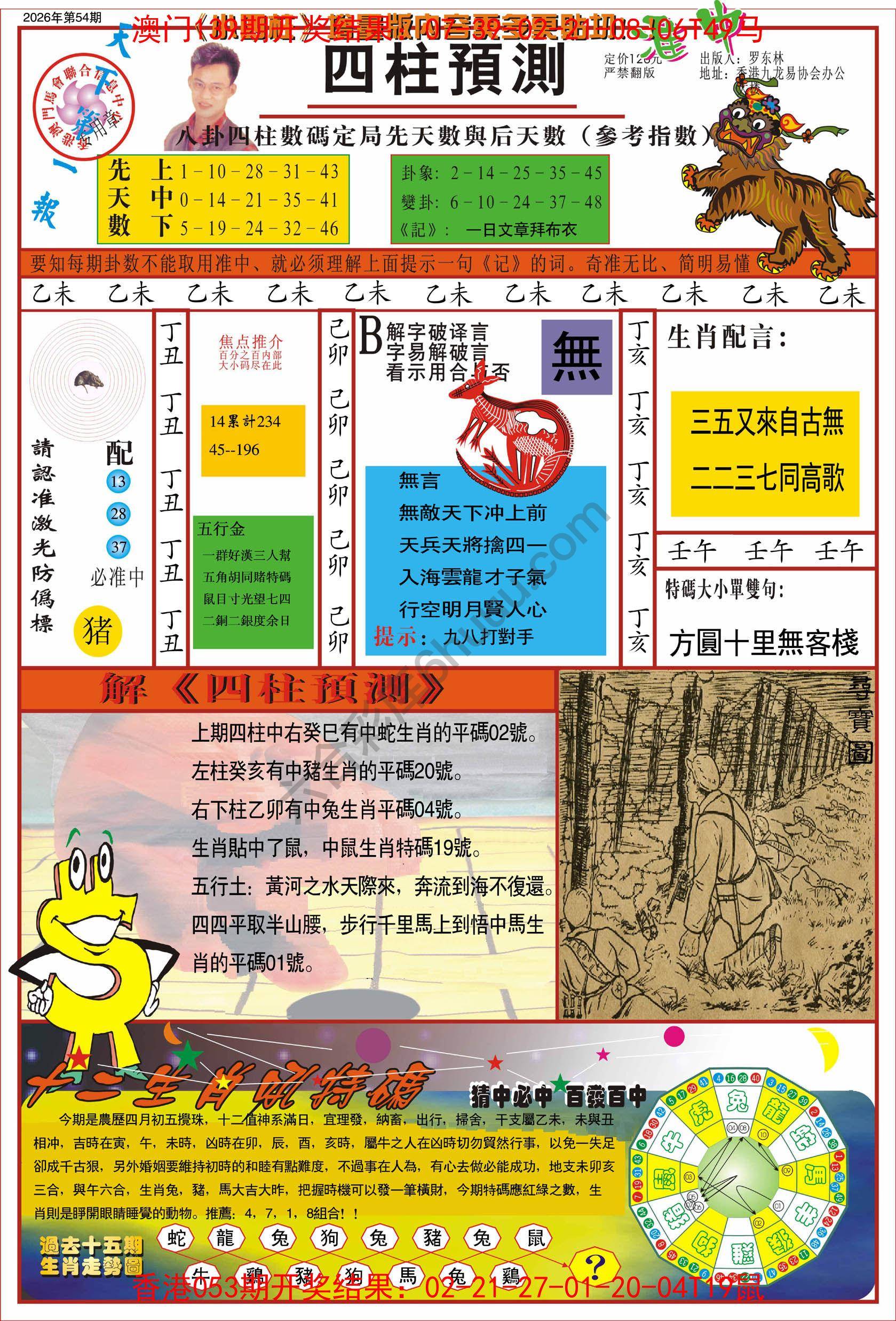 四柱预测