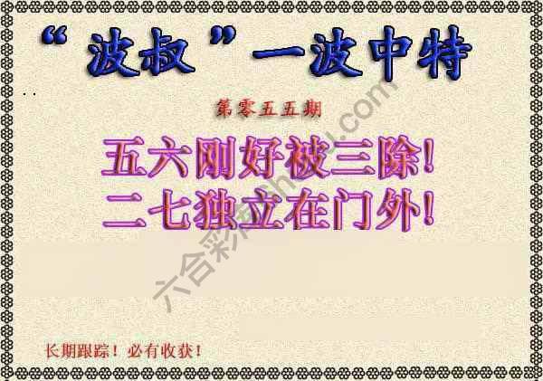 波叔一波中特