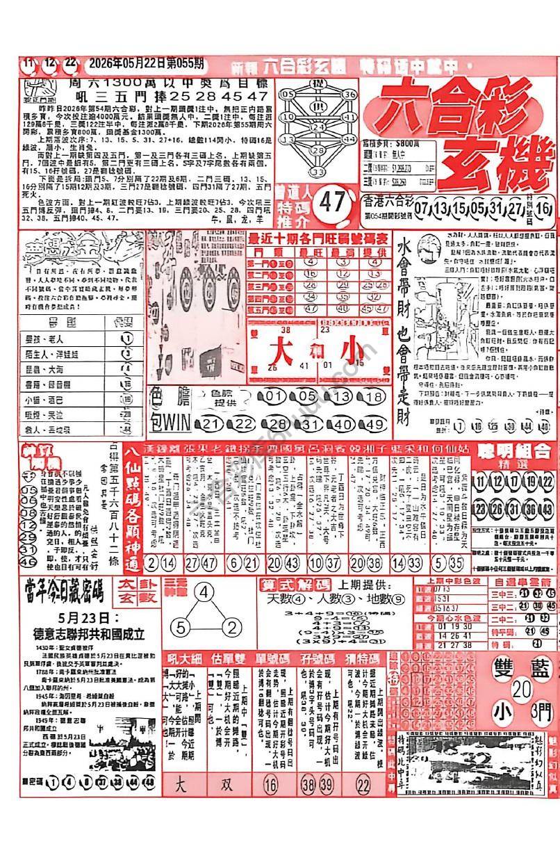 六合彩玄机