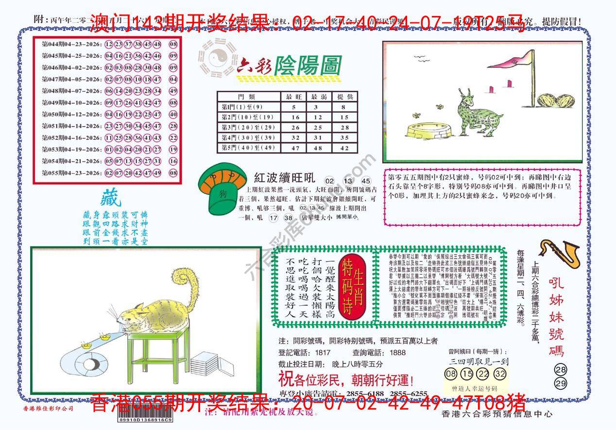 六彩阴阳图