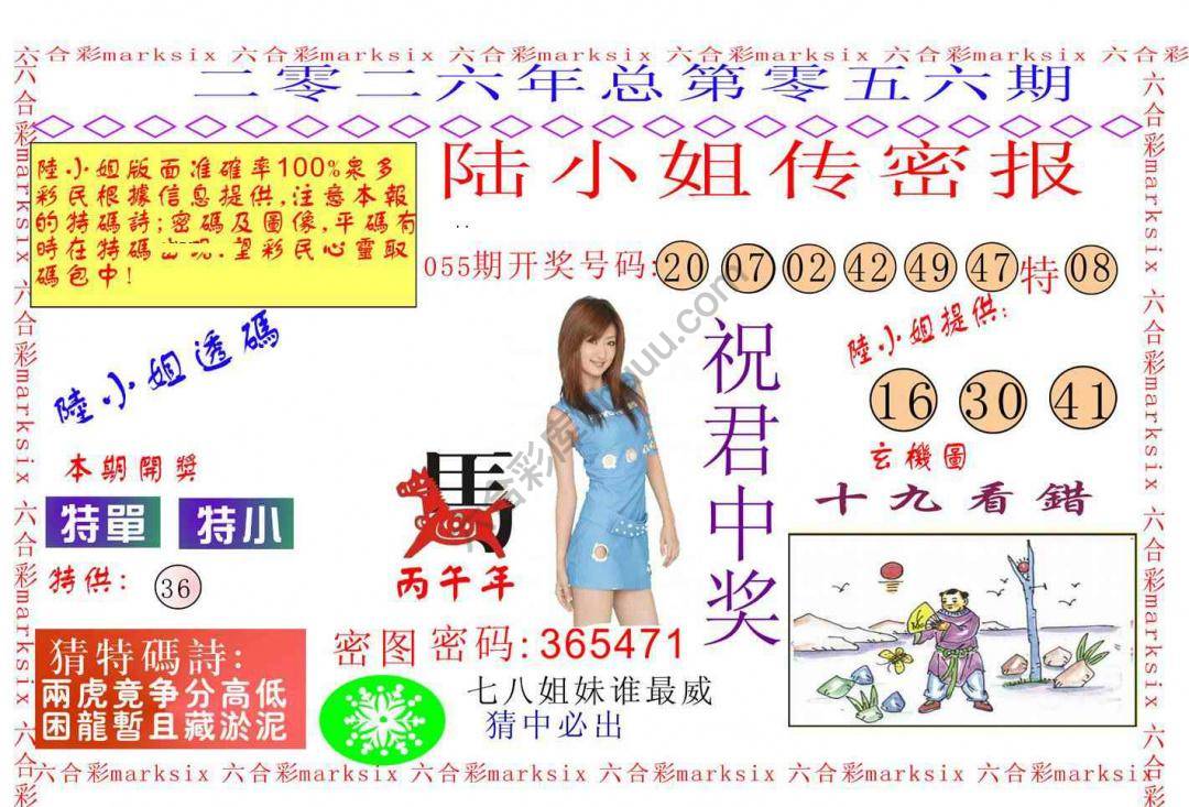 陆小姐传密