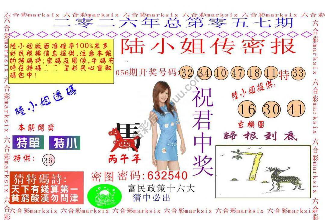 陆小姐传密