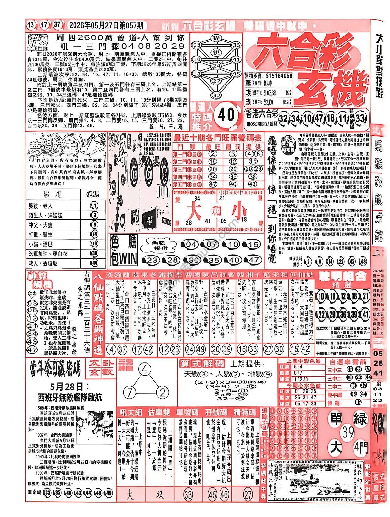 六合彩玄机