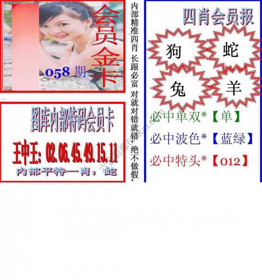 马经四肖会员报
