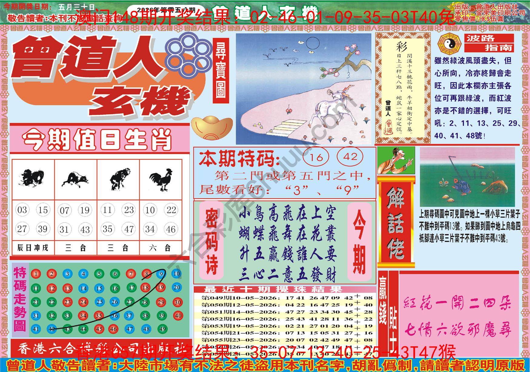 曾道人玄机