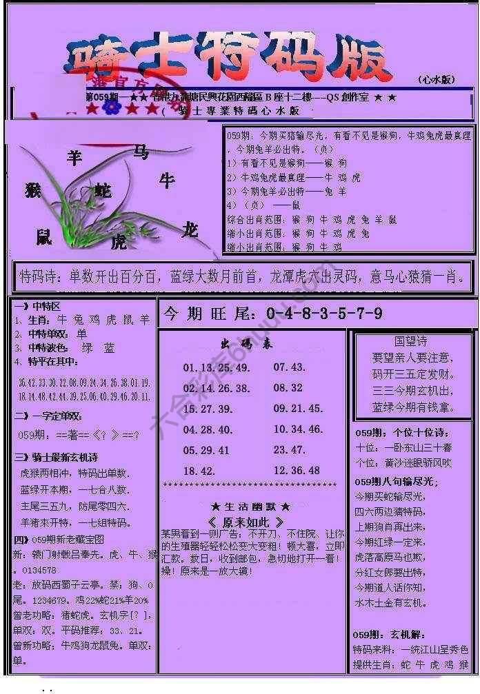另类骑士特码版