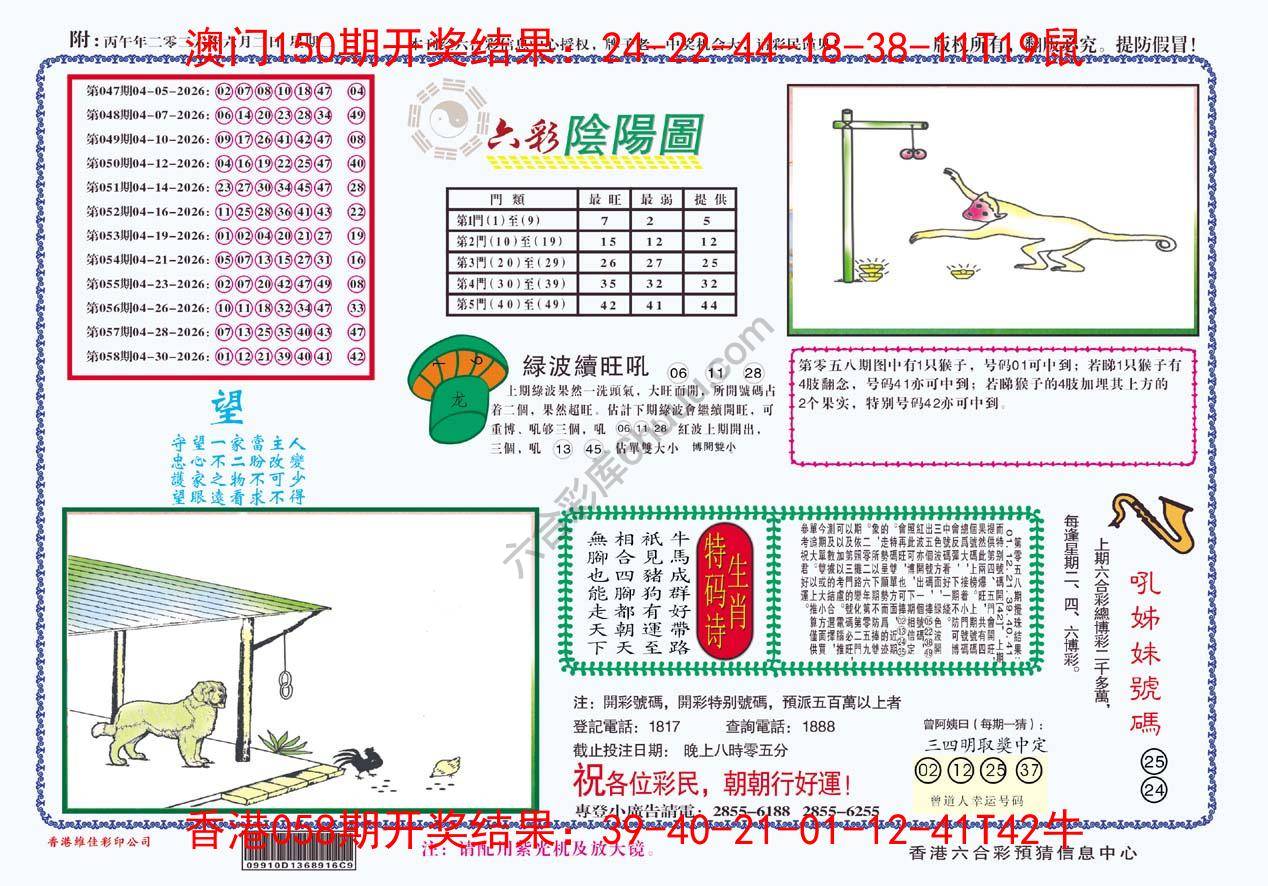 六彩阴阳图