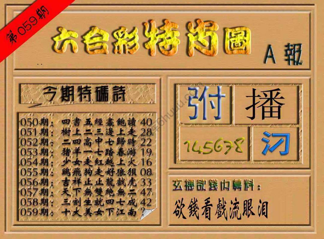 六合彩特肖图
